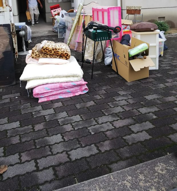 【三次市】不用品の仕分けから搬出まですべて作業員におまかせ!何もせず楽に片付けることができたとお喜びいただけました。