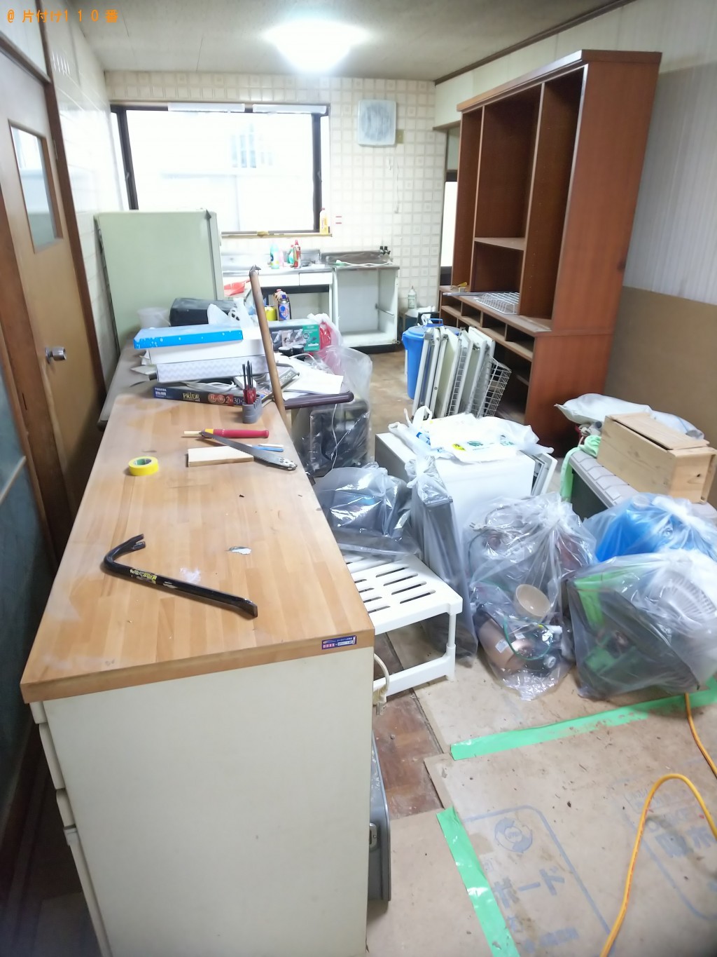 【三原市】収納棚、食器棚等の家財の回収・処分ご依頼