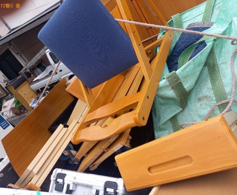 【広島市】椅子、学習机の回収・処分ご依頼　お客様の声