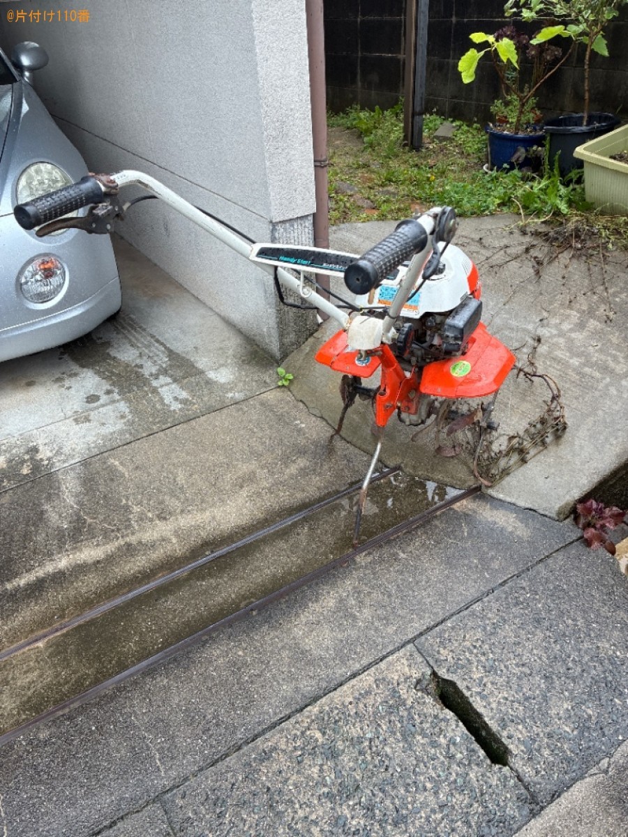 【福山市山手町】小型耕運機、自転車の回収・処分ご依頼 お客様の声