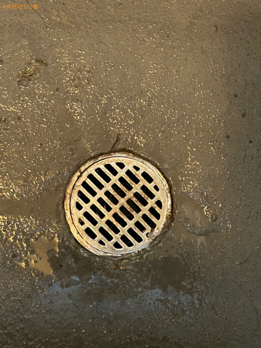 【尾道市美ノ郷町】浴室の排水口のつまりの除去作業ご依頼