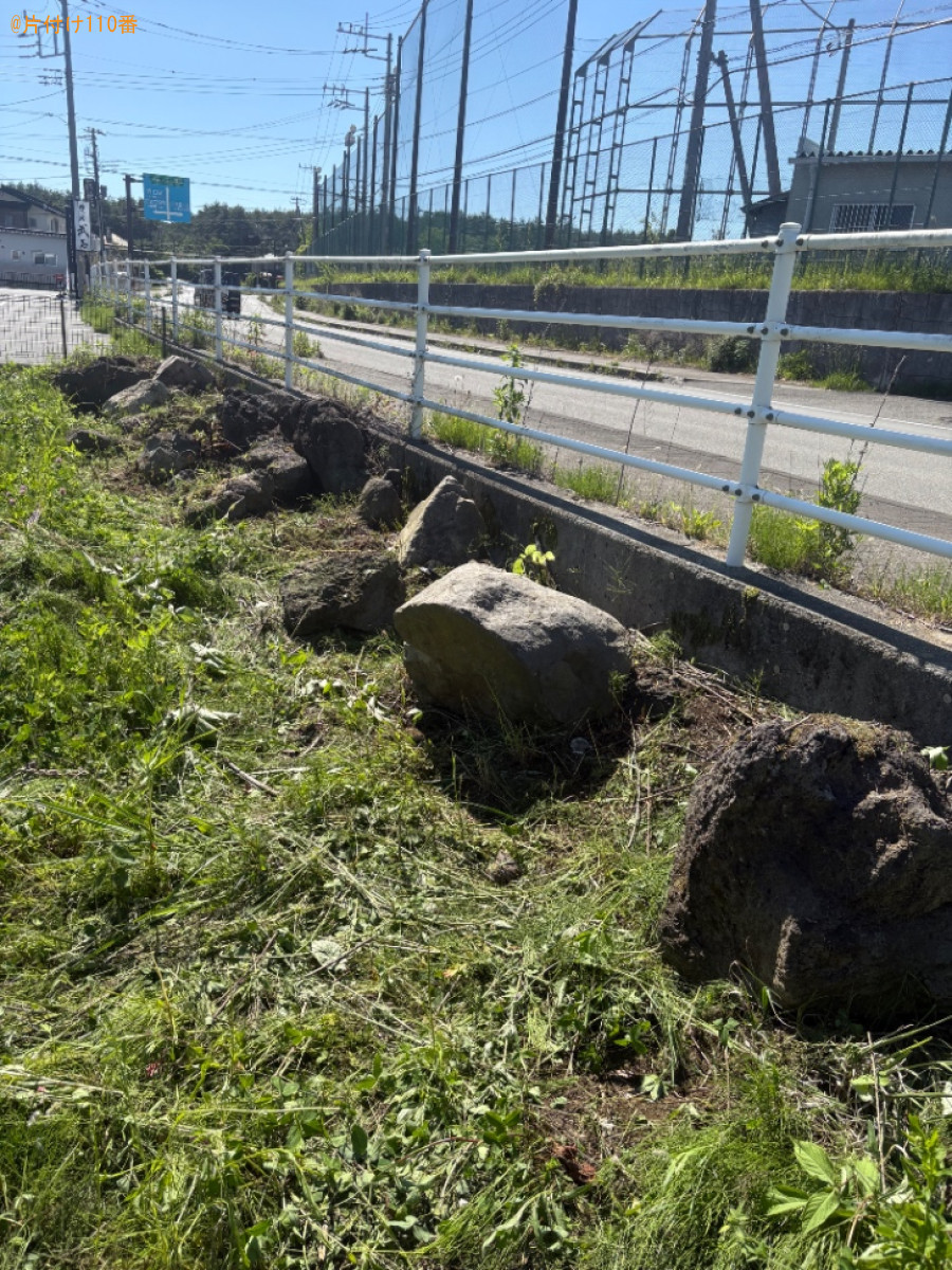 庭石の回収・処分ご依頼　お客様の声